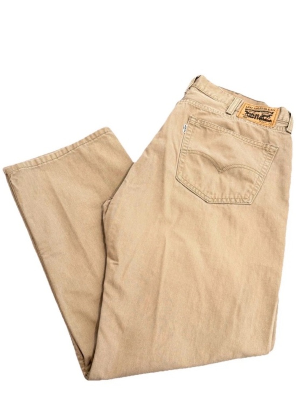 Levi's Classic Straight Fit Jeans in Khaki 505 38x30